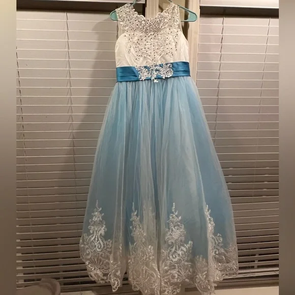 Girls Size 12 Formal Ballroom Dress | Color: Blue | Size: 12g | Thompson2331's Closet